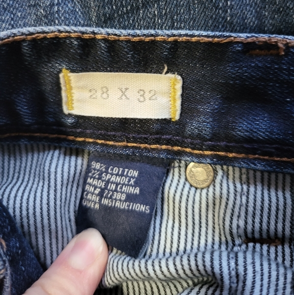 MADEWELL SKINNY STRAIGHT LEG JEANS SZ 28 - Picture 10 of 14